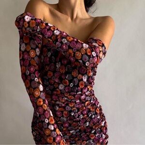 MISCREANTS $350 NWT Cupid Strapless Mini Dress